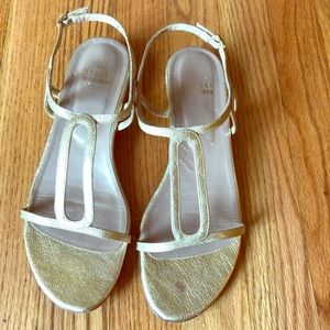 Stuart Weitzman Gold Sandals